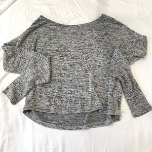 Garage long sleeve comfy crop top shirt